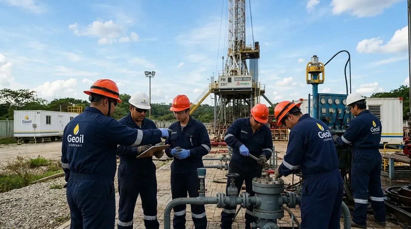 Equipo de trabajadores de Grupo Geoil Company